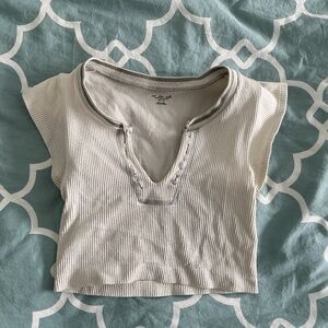 Go for Gold - Out from Under Urban Outfitters Creme top